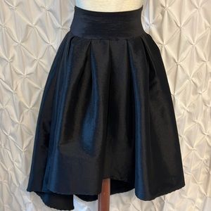 Asymmetrical Black Skirt